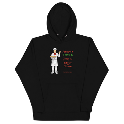 Canvas Pizza Hoodie